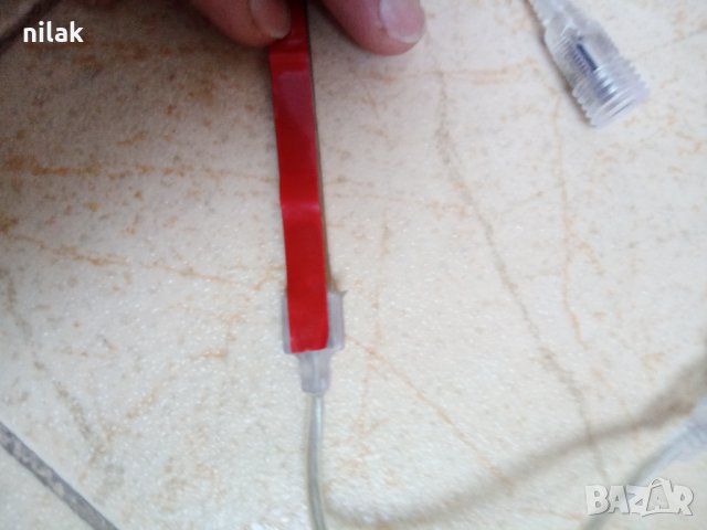 Продавам LED 24V влагозащитна лента 5м.  лепяща, снимка 3 - Друга електроника - 35573306