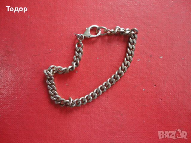 Страхотна сребърна гривна 925, снимка 5 - Гривни - 39945943