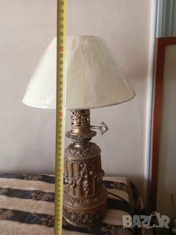 Барокова настолна лампа , снимка 4 - Настолни лампи - 54201824