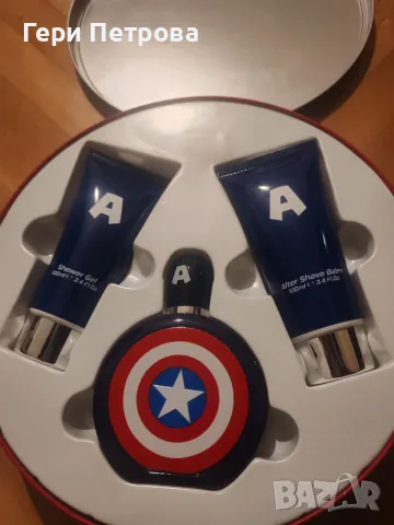 Marvel Captain America Cologne Gift Set, снимка 2 - Унисекс парфюми - 55972523