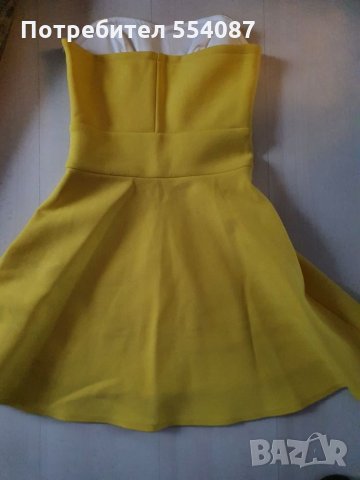 Жълта  рокля , снимка 2 - Рокли - 31107060
