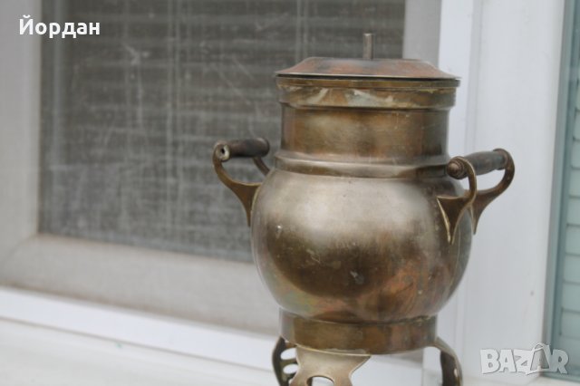 Самовар със спиртник , снимка 6 - Антикварни и старинни предмети - 35146541
