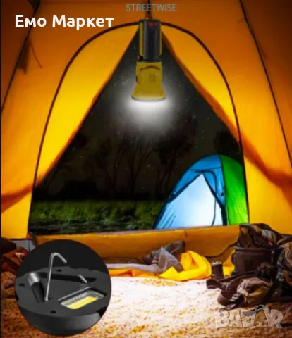 Мултифункционален LED преносим фенер 3200LM 4500mAh W5165-1, снимка 3 - Къмпинг осветление - 49263562