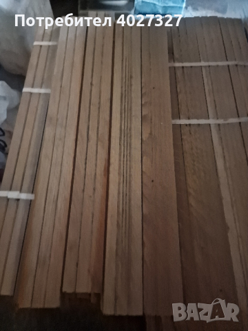 дървена облицовка с отвори за снаждане- дъб