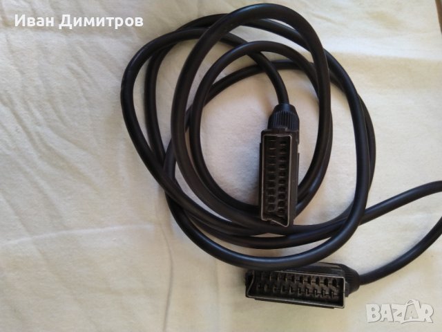 SCART кабел 2 м., снимка 4 - Кабели и адаптери - 36739735