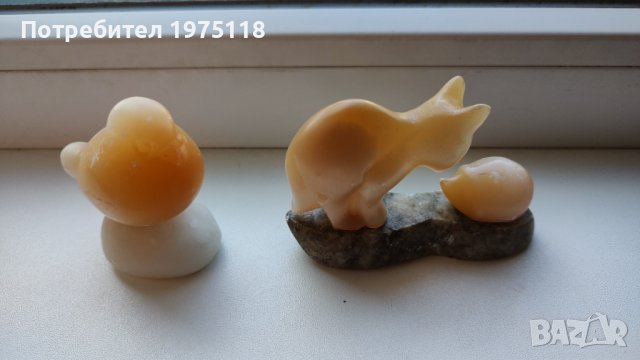 От 1960 та година Истински руски селенит ръчна изработка върху мрамор , снимка 5 - Антикварни и старинни предмети - 40522227