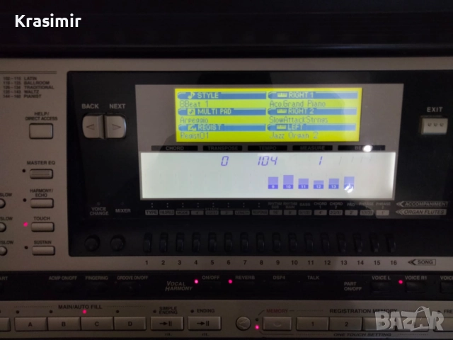 Синтезатор Yamaha PSR-740 със стойка, снимка 3 - Друга електроника - 51917187