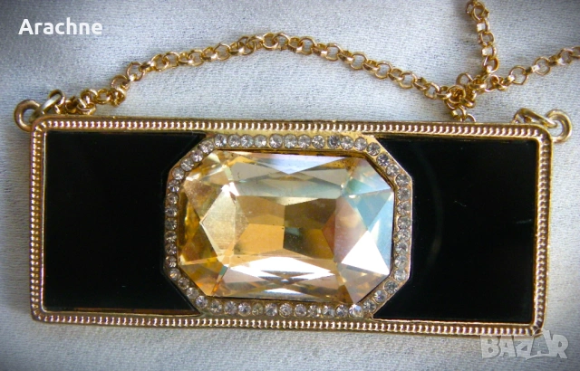 Луксозно позлатено колие, снимка 6 - Колиета, медальони, синджири - 48222102