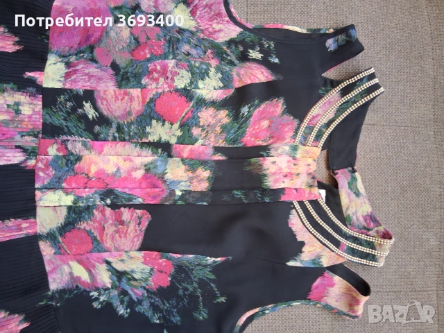 Официална рокля от шифон, снимка 4 - Рокли - 54109435