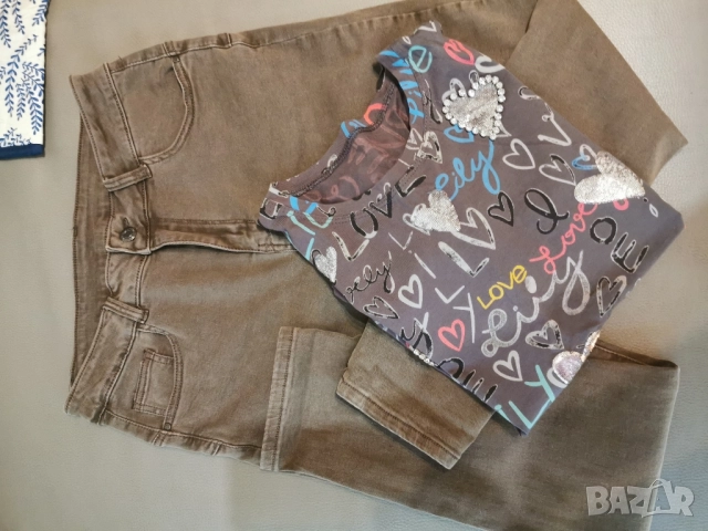 дамски сет дънки и блуза 44 размер , снимка 7 - Дънки - 51803350