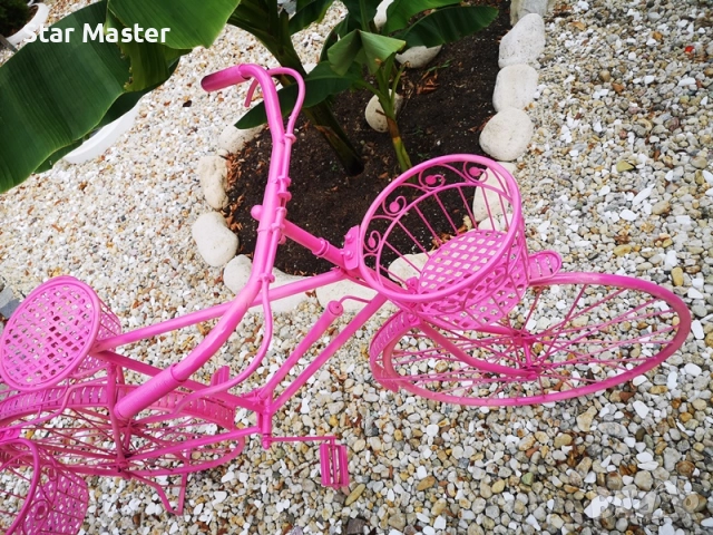 Градинско Колело Цветарник, снимка 5 - Градински мебели, декорация  - 51879533