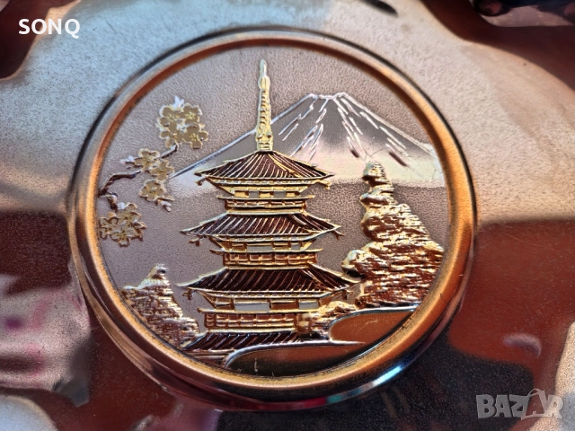 Страхотен Позлатен Съд - Фруктиера, снимка 4 - Антикварни и старинни предмети - 52923720