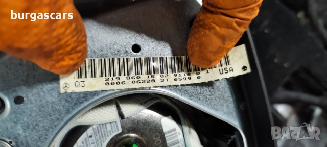 Airbag волан 219 860 15 02 Mercedes E220 W211 - 100лв, снимка 3 - Части - 52225910