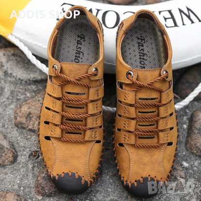 Мъжки обувки в британски стил от естествена (телешка) кожа, 3цвята - 023, снимка 3 - Мокасини - 39150392