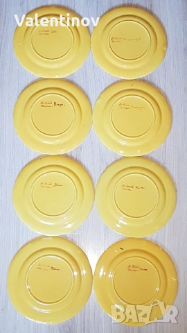 Осем старинни френски чинии- 15лв/ бр, снимка 4 - Колекции - 52737636