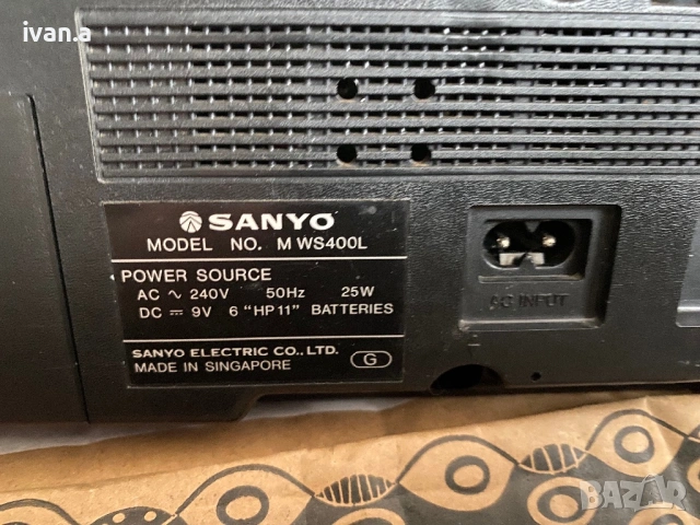 Sanyo M-WS400L, снимка 7 - Радиокасетофони, транзистори - 54012362