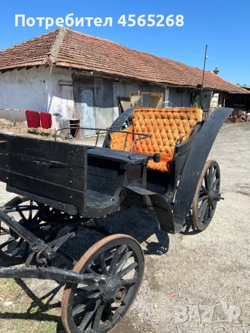 Автентичен стар файтон, снимка 1