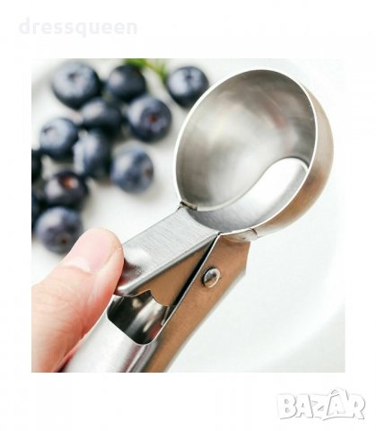 3038 Метална лъжица за сервиране на сладолед, снимка 4 - Прибори за хранене, готвене и сервиране - 34251779