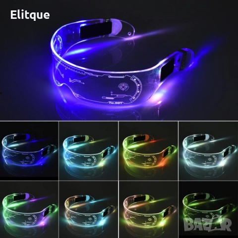 Светещи PARTY LED очила , снимка 2 - Слънчеви и диоптрични очила - 52905045