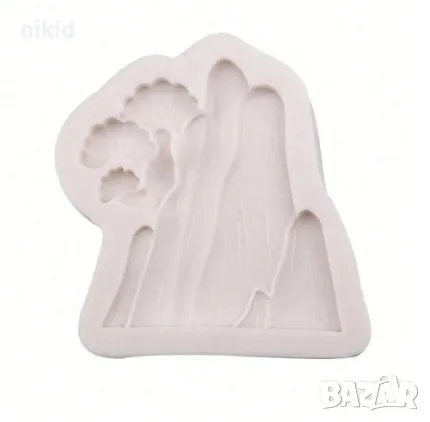 Хълм планина скала силиконов молд форма фондан шоколад декор торта украса, снимка 2 - Форми - 47286214