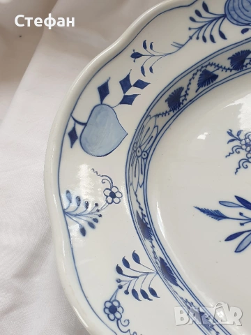 Порцеланово плато Майсен, снимка 5 - Антикварни и старинни предмети - 54307058