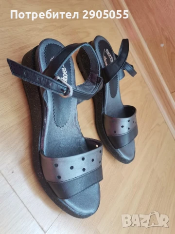 Нови дамски сандали от естествена кожа , снимка 5 - Сандали - 50589488