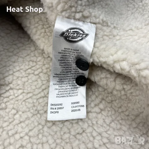 Мъжка дебела риза Dickies Landsdale Sherpa Lined Duck OverShirt, снимка 5 - Ризи - 48568439