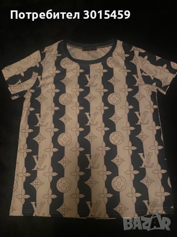 Louis Vuitton блузка с къс ръкав, S размер, снимка 2 - Тениски - 42604179