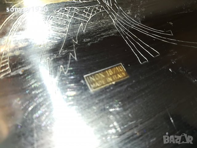 made in italy-inox 18/10 gold-внос швеицария 42х24х4см, снимка 14 - Колекции - 29952312