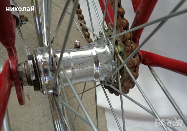 Ретро велосипед марка Балкан 28 " произведен през 1974 година в Н. Р. България  гр. Ловеч ВМЗ, снимка 11 - Велосипеди - 38604670
