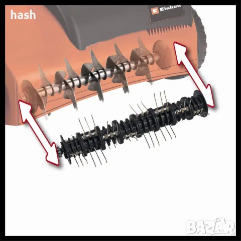 Електрически аератор за трева и разрохквач Einhell RG-SA 1433, 1400 W, 33 cм работен размер, 3-степе, снимка 14 - Други инструменти - 48266586