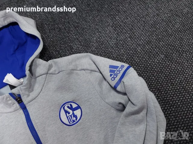 Adidas Z.N.E Schalke горнище S размер , снимка 3 - Спортни дрехи, екипи - 47631898