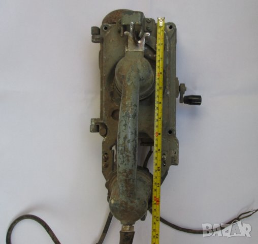 голям СТАР телефон от подводница, 1969 и стар перископ от  танк  ТНПО - 170 А / JOW 20 DND 3, снимка 3 - Антикварни и старинни предмети - 28966088