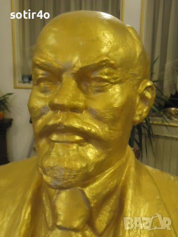 Ленин Бюст гипс 80x60 см., снимка 10 - Антикварни и старинни предмети - 40300156