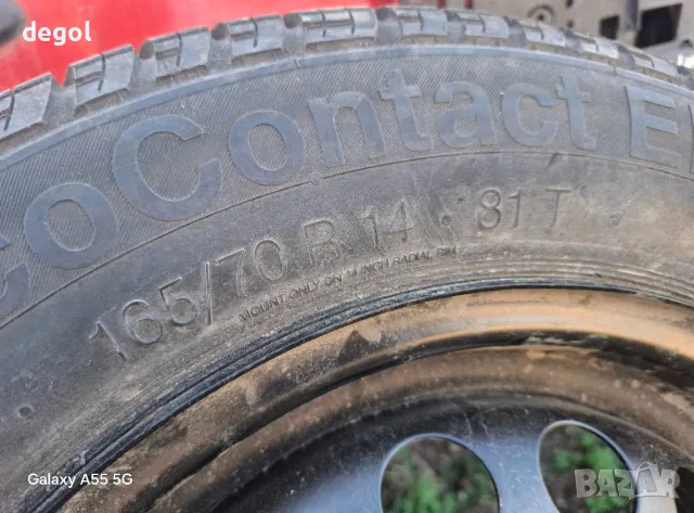 2бр.R14 4x100 4.5J ET45/54.1мм Subaru Justy,Suzuki  Ignis, снимка 9 - Гуми и джанти - 47570675