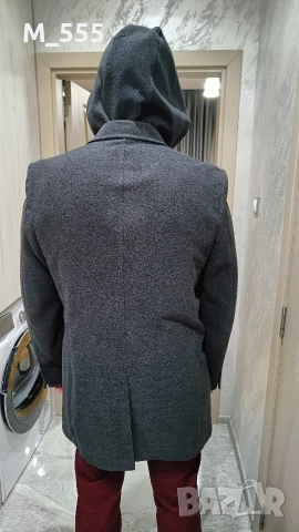 Мъжко палто 90% вълна, снимка 4 - Якета - 52853259