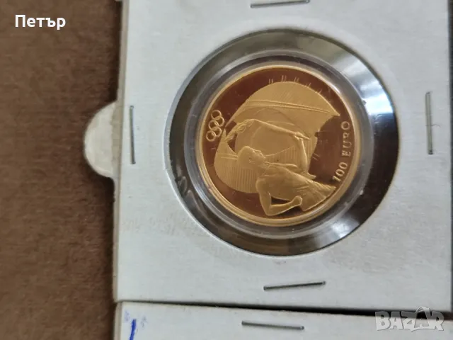 100 Евро Гърция Атина Олимпийските игри , снимка 2 - Нумизматика и бонистика - 50018881