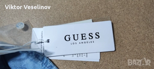 НОВА Детска Ролкя GUESS Размер 14 / 164 см Без Ръкави Дънкова, снимка 5 - Детски рокли и поли - 52337092