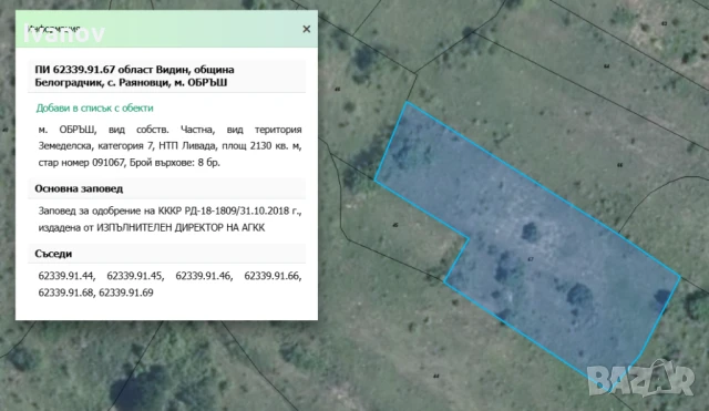 Земеделска земя с.Раяновци/общ.Белоградчик, снимка 3 - Земеделска земя - 50592990