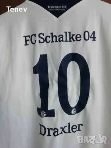 Schalke 04 Draxler Adidas оригинална тениска фланелка Шалке Дракслер 2013/2014 Away , снимка 3 - Тениски - 37485913