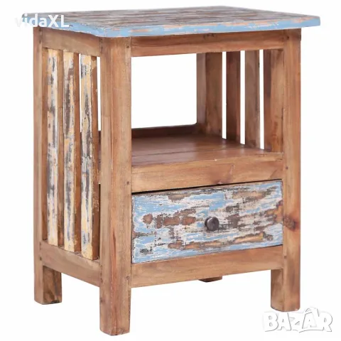 vidaXL Нощно шкафче, 41x30x50 см, махагоново дърво масив