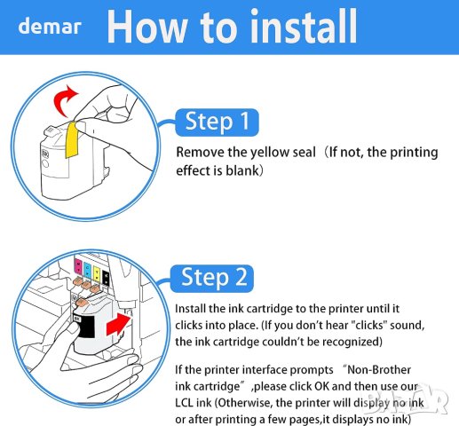 LCL съвместима касета с мастило LC-3213 LC3213 LC-3213BK (4 бр черно), снимка 4 - Консумативи за принтери - 42205590