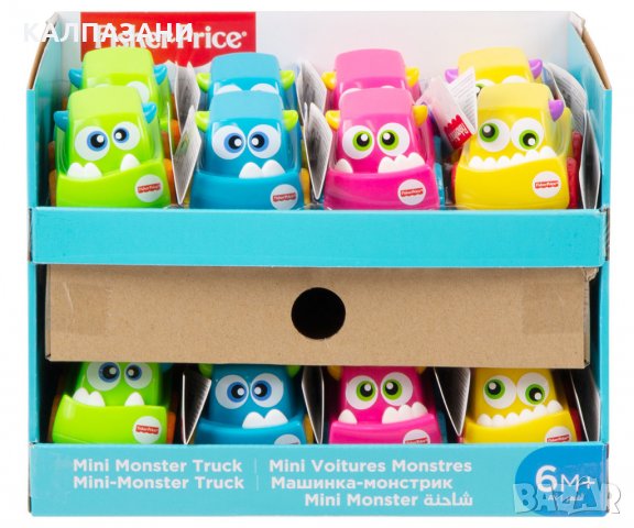 Мини колички-чудовища Fisher Price, асортимент