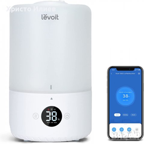Ултразвуков арома дифузер LEVOIT Smart смарт овлажнител за въздух WiFi