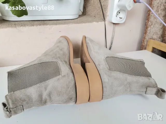 Боти естествен велур 39 н. , снимка 6 - Дамски боти - 56299265