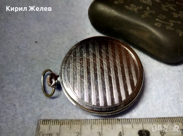 МОЛНИЯ 18 КАМНЕЙ СДЕЛАНО в СССР Стар КОЛЕКЦИОНЕРСКИ РУСКИ ДЖОБЕН ЧАСОВНИК МЪЛНИЯ 49656, снимка 10 - Антикварни и старинни предмети - 48609746