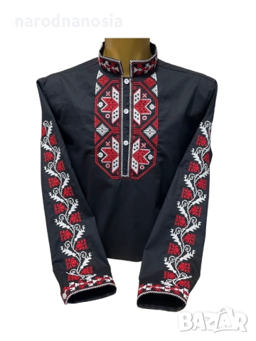 МЪЖКА РИЗА С БРОДИРАНА ШЕВИЦА - Модел 36