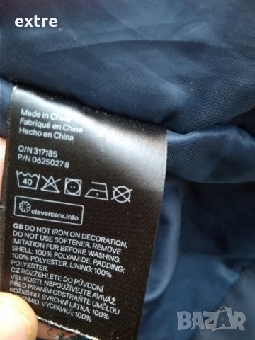 Детско зимно яке водоустойчиво със светоотразители качулка най висок клас нa H&M, снимка 4 - Детски якета и елеци - 39742918