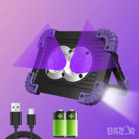 Мощен ултравиолетов прожектор 20 вата