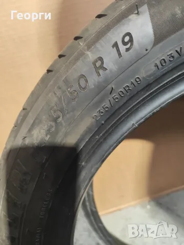 1бр. лятна гума 235/50/19 Michelin, снимка 3 - Гуми и джанти - 55842236